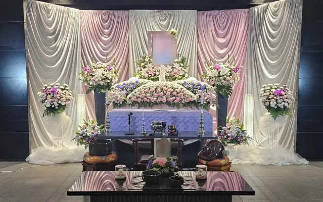 橘葬儀社(横浜営業所)で葬儀を行なった写真