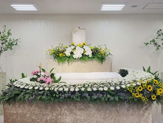 家族葬ホール リコリス大井町で葬儀を行なった写真