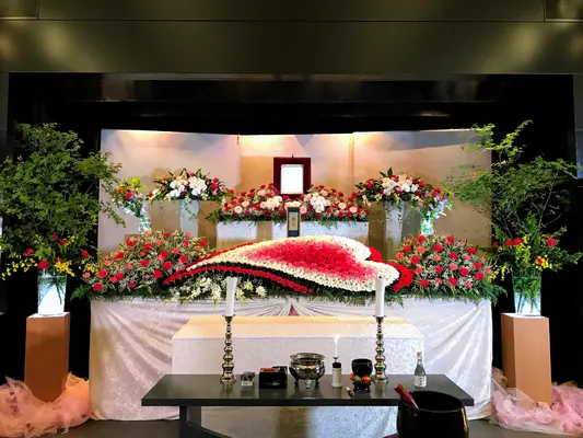 家族葬ホール リコリス大井町で葬儀を行なった写真