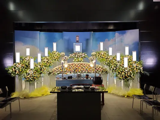 家族葬ホール リコリス大井町で葬儀を行なった写真