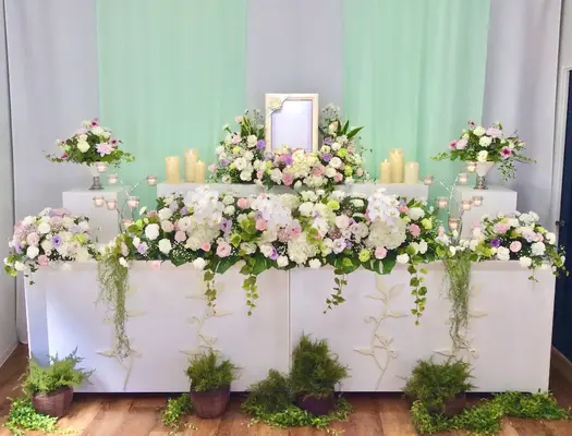 アークハウス広島で葬儀を行なった写真