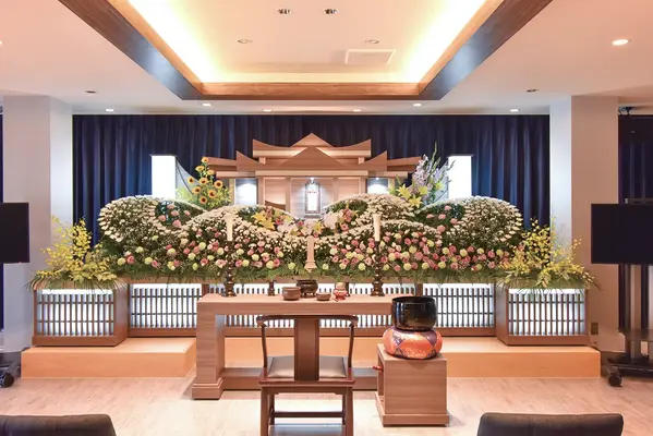 ゆうあいホール西宮北 家族葬会館フィナーレで葬儀を行なった写真