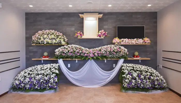 ゆうあいホール岡場 家族葬会館フィナーレで葬儀を行なった写真