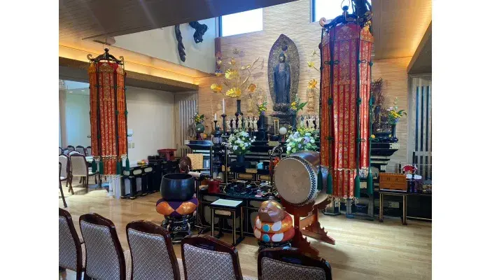浄土宗励声山　大法寺で葬儀を行なった写真