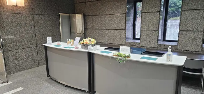 横浜市南部斎場で葬儀を行なった写真