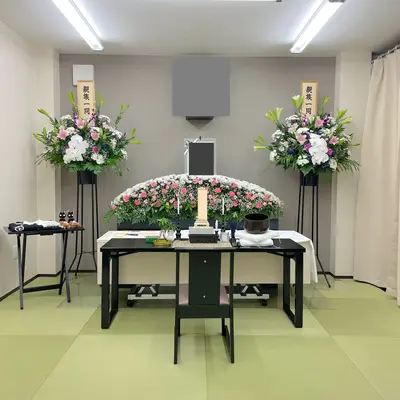 家族葬ホールいこいで葬儀を行なった写真