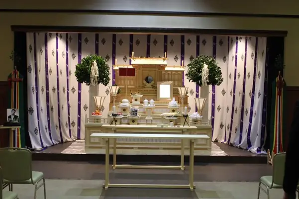 八王子市斎場で葬儀を行なった写真