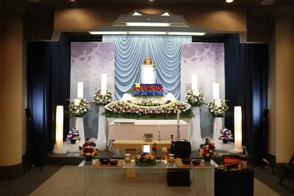 大円寺で葬儀を行なった写真