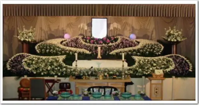 友愛セレモニーで葬儀を行なった写真