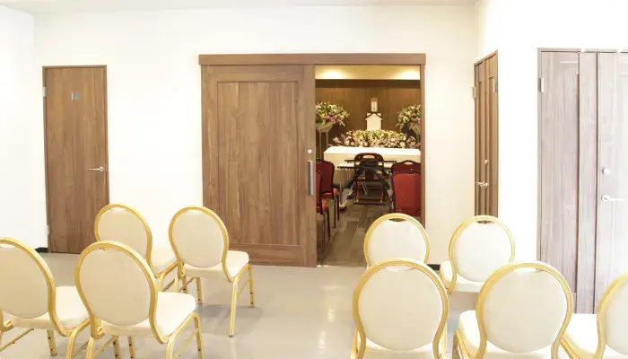 城東ホールで葬儀を行なった写真