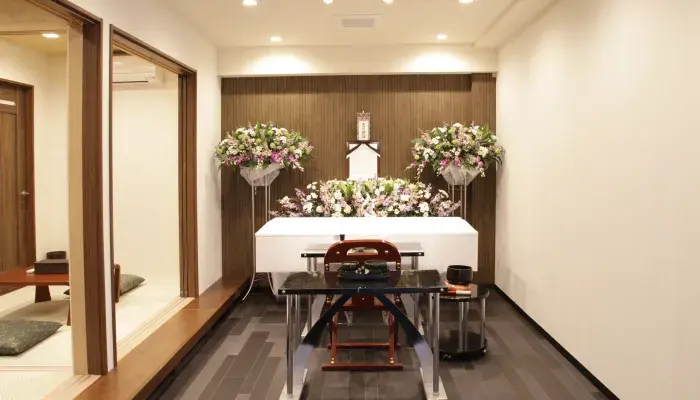 城東ホールで葬儀を行なった写真