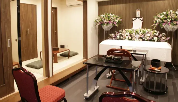 城東ホールで葬儀を行なった写真