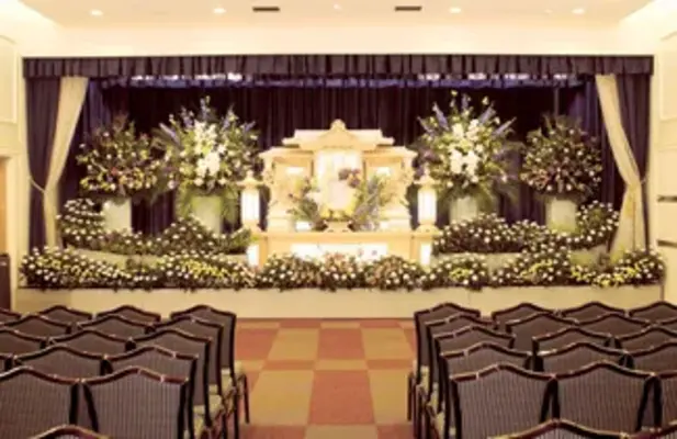 千里玉泉院で葬儀を行なった写真