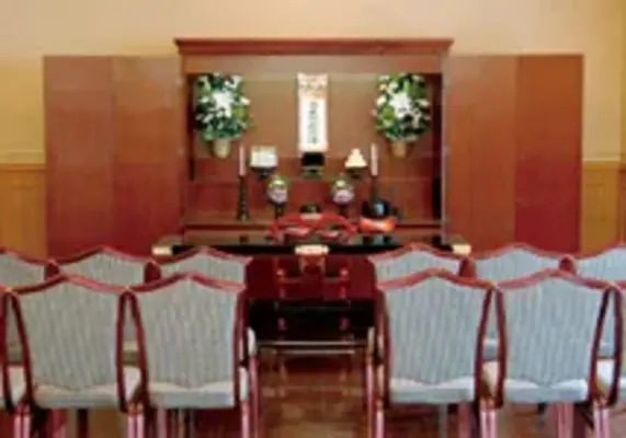 千里玉泉院で葬儀を行なった写真