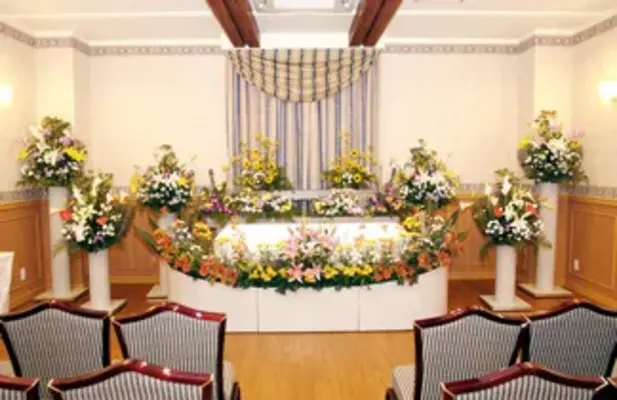 千里玉泉院で葬儀を行なった写真