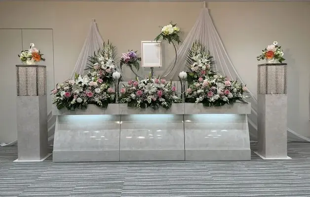 最期のひととき旅立ちで葬儀を行なった写真