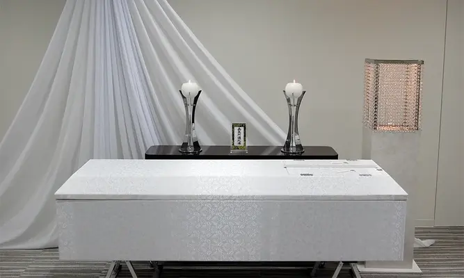 最期のひととき旅立ちで葬儀を行なった写真