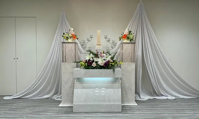 最期のひととき旅立ちで葬儀を行なった写真