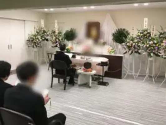 最期のひととき旅立ちで葬儀を行なった写真