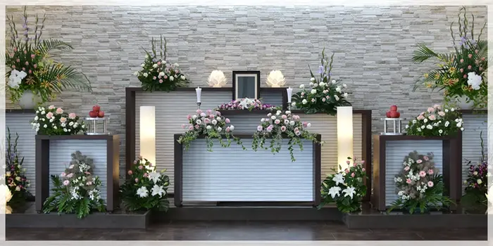 メモリアルホールゆら 氷上で葬儀を行なった写真