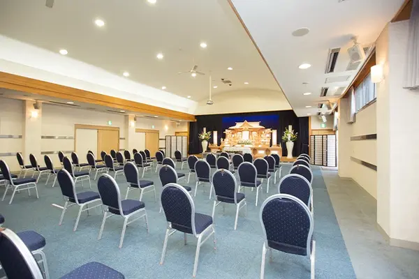 セレモニーホールながたに　五條本館で葬儀を行なった写真