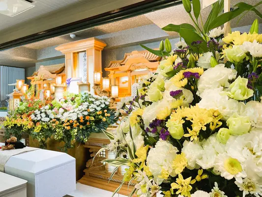 家族葬みかづき(西宮営業所)で葬儀を行なった写真