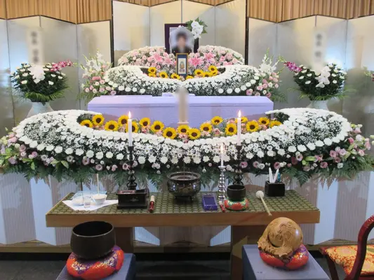 旗の台葬祭　馬込店で葬儀を行なった写真