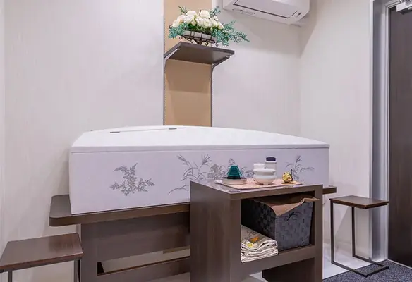 家族葬式場　小さな森の家　吉川いちょう通りで葬儀を行なった写真