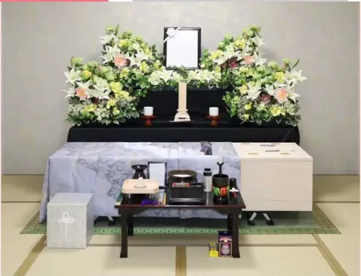 神誠会館もりまちで葬儀を行なった写真