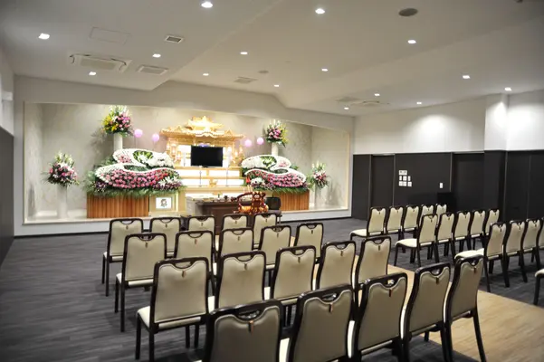 神誠会館さくらぎで葬儀を行なった写真