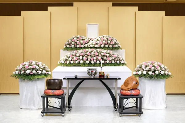 シンプルなお葬式で葬儀を行なった写真