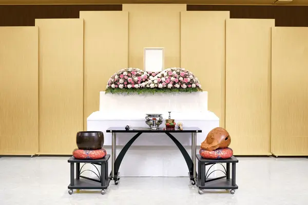 シンプルなお葬式で葬儀を行なった写真