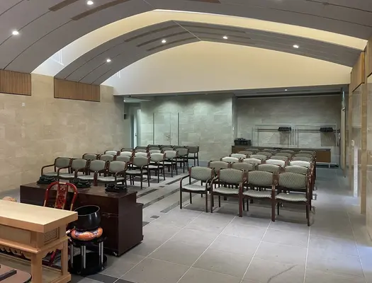 いつくしみの杜で葬儀を行なった写真