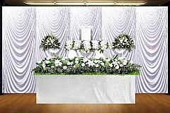 一日葬８８《高級柩・高級仏衣》