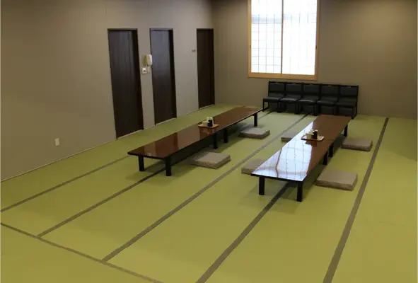 仏光殿 西館で葬儀を行なった写真