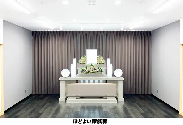 仏光殿 西館で葬儀を行なった写真