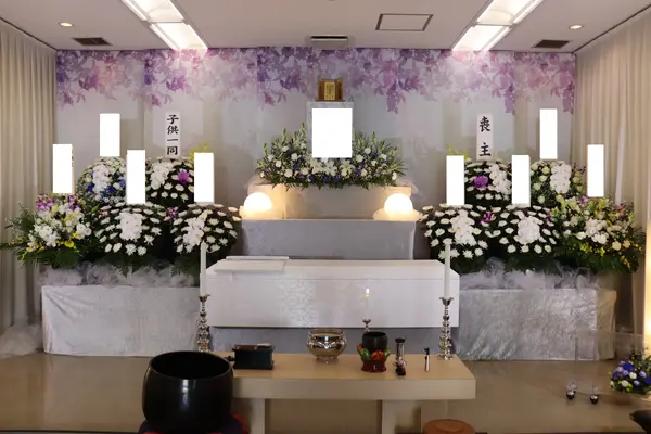 戸田葬祭場で葬儀を行なった写真