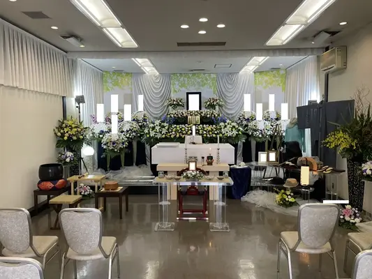 戸田サービス館で葬儀を行なった写真