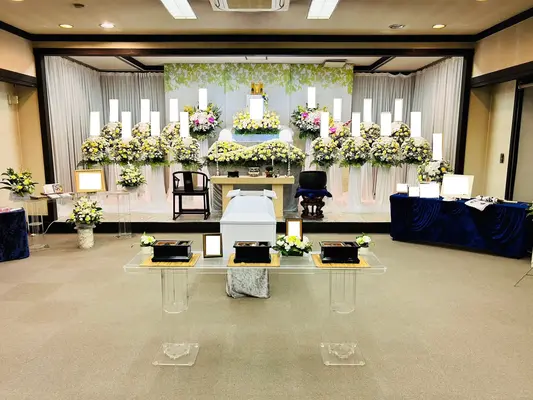 西光寺で葬儀を行なった写真