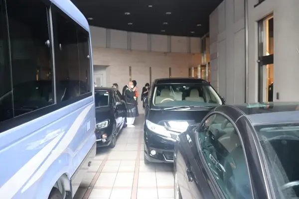 中央区立セレモニーホールで葬儀を行なった写真