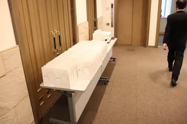 中央区立セレモニーホールで葬儀を行なった写真