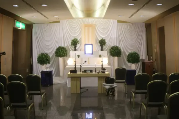 大和斎場で葬儀を行なった写真