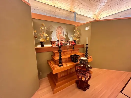 安永寺(ひかりのお堂家族葬ホール)で葬儀を行なった写真