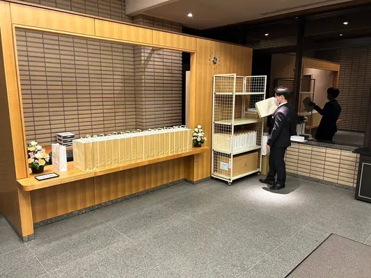 安永寺(ひかりのお堂家族葬ホール)で葬儀を行なった写真