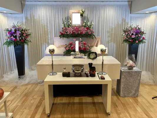 ひなた典礼で葬儀を行なった写真