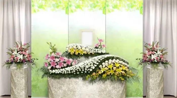 ひなた典礼で葬儀を行なった写真