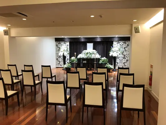 大阪祭典 我孫子ファミリーホールで葬儀を行なった写真