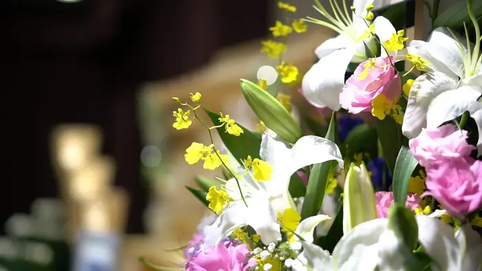 大阪祭典 堺北ファミリーホールで葬儀を行なった写真