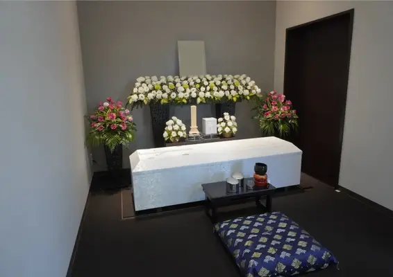 大阪祭典 松原ファミリーホールで葬儀を行なった写真