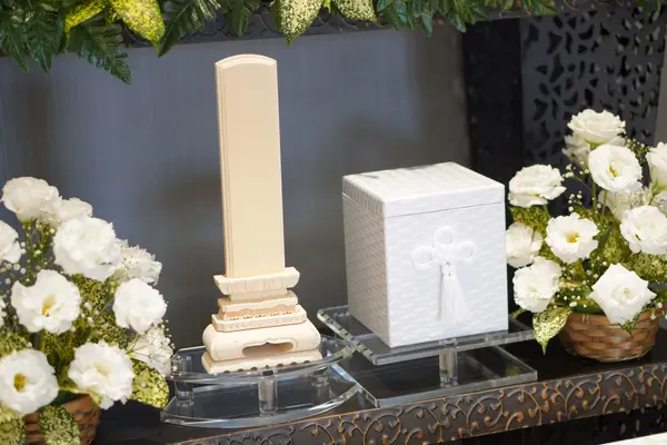 大阪祭典 松原ファミリーホールで葬儀を行なった写真